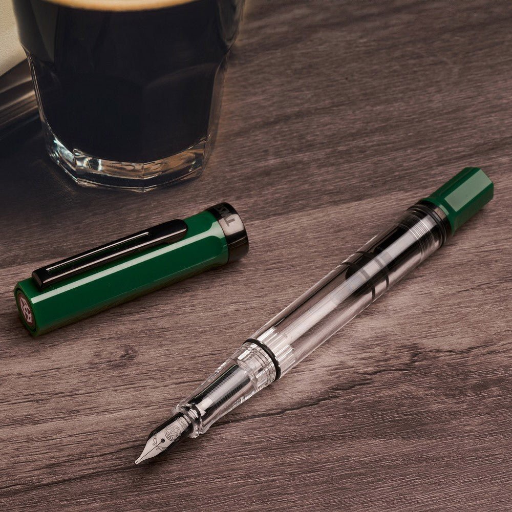 TWSBI Eco Fountain Pen Irish Green with Onyx - Bold - 24Papershop