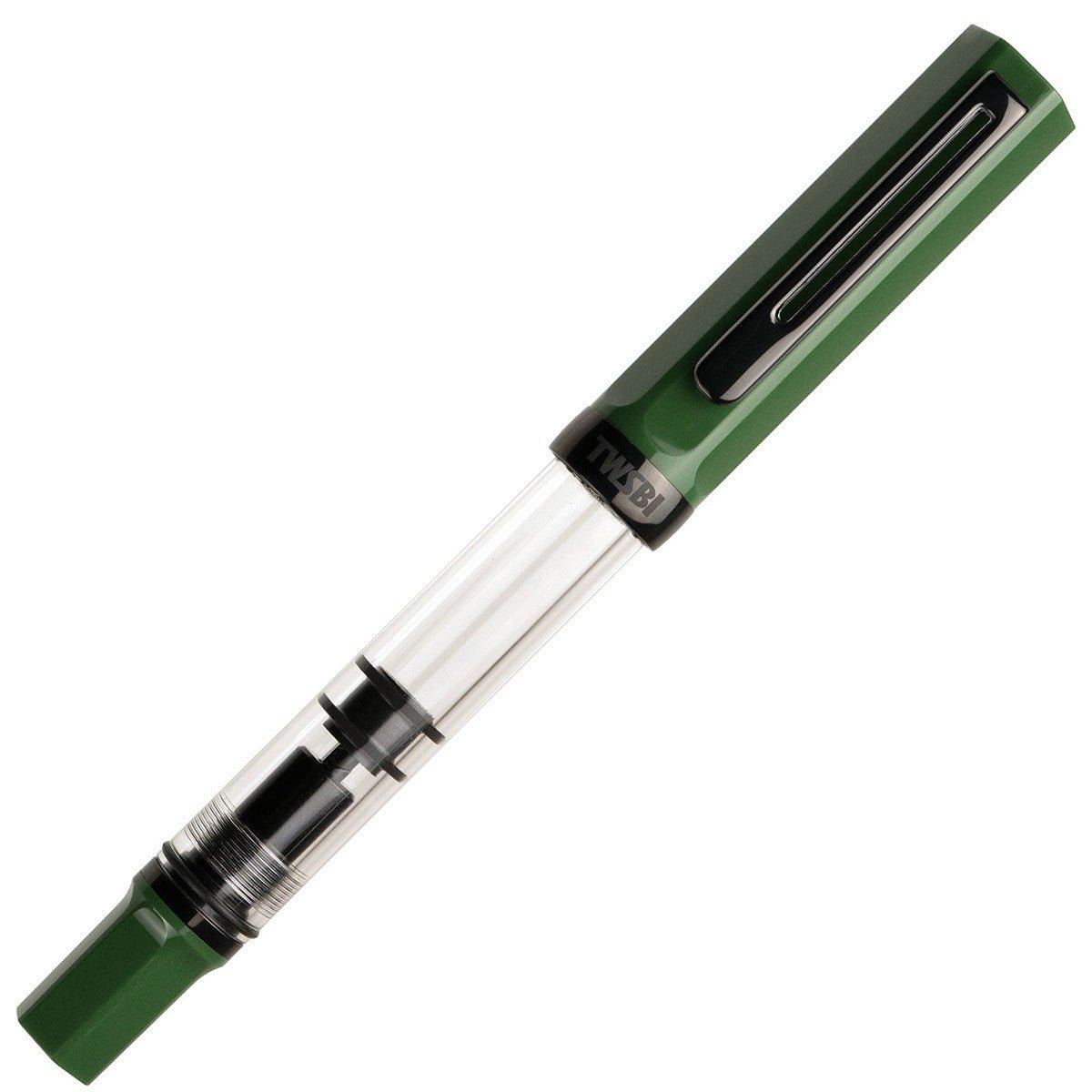 TWSBI Eco Fountain Pen Irish Green with Onyx - Bold - 24Papershop