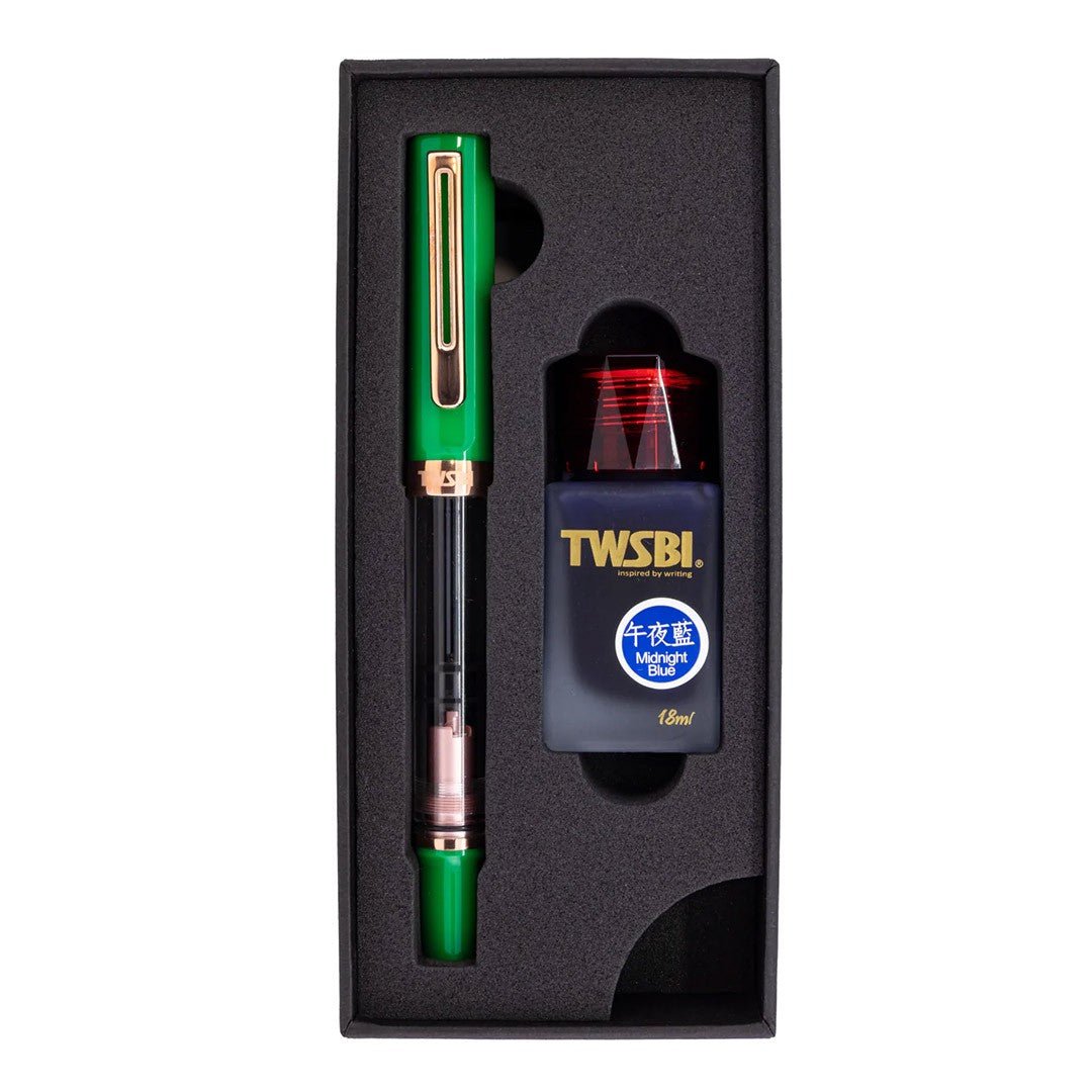 TWSBI Eco Fountain Pen Royal Jade Gift Set - Stub 1.1 - 24Papershop