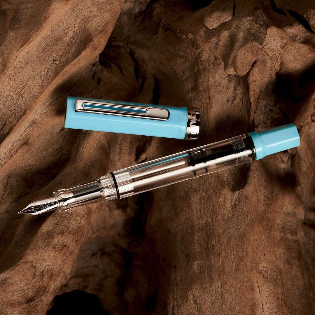 TWSBI Eco Fountain Pen Sky Blue - Fine - 24Papershop