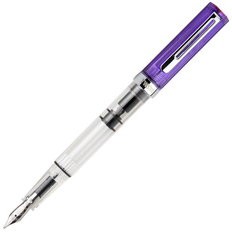 TWSBI Eco Fountain pen Transparant Purple - Extra Fine - 24Papershop