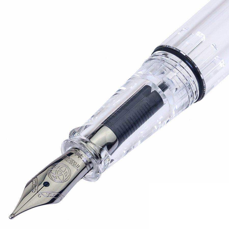 TWSBI Vulpen Eco transparant violet, zuigervulpen, stalen veer maat M, 139 mm TWSBI Vulpen Eco transparant violet, zuigervulpen, stalen veer maat M, 139 mm