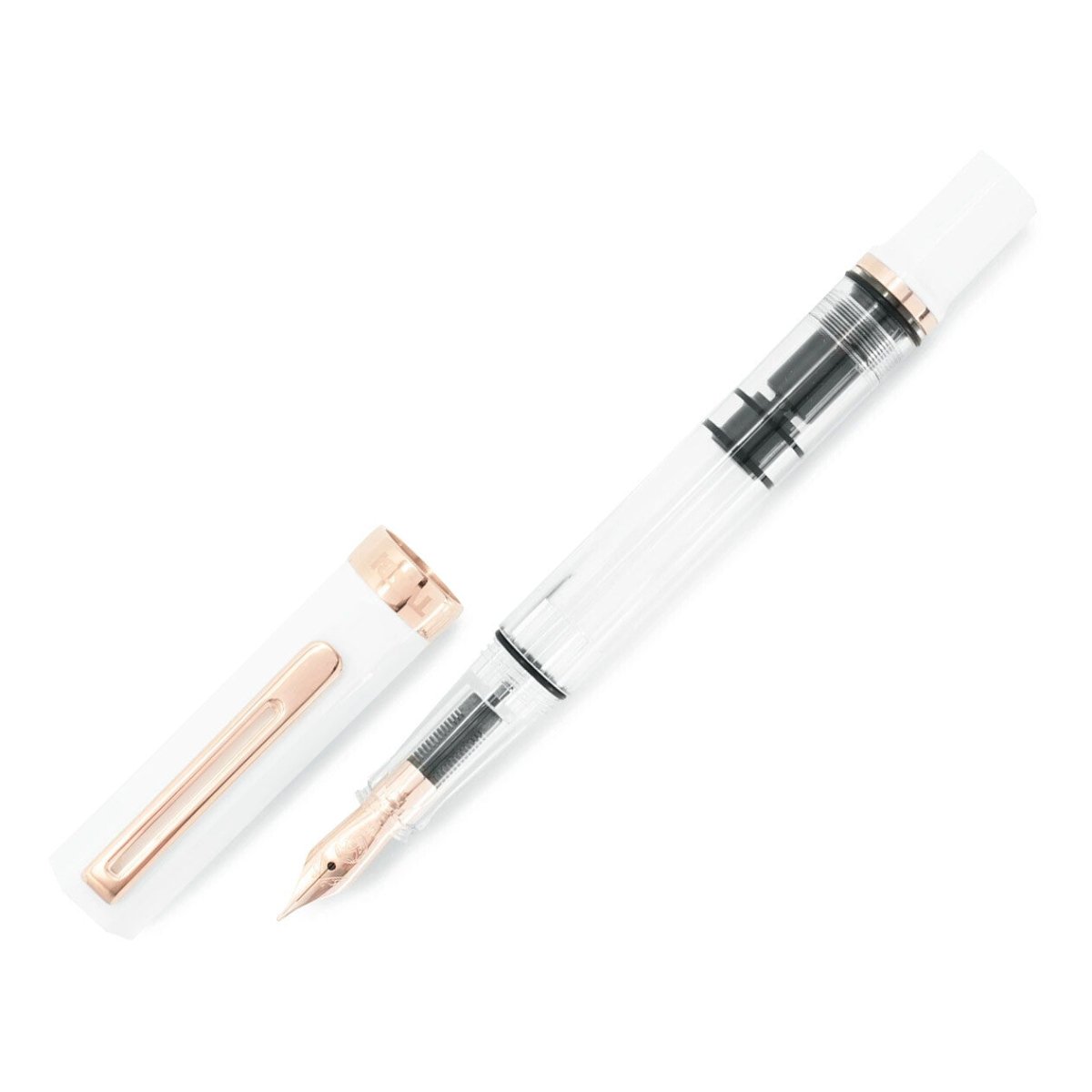 TWSBI Eco Fountain Pen White Rose Gold - 1.1 - 24Papershop