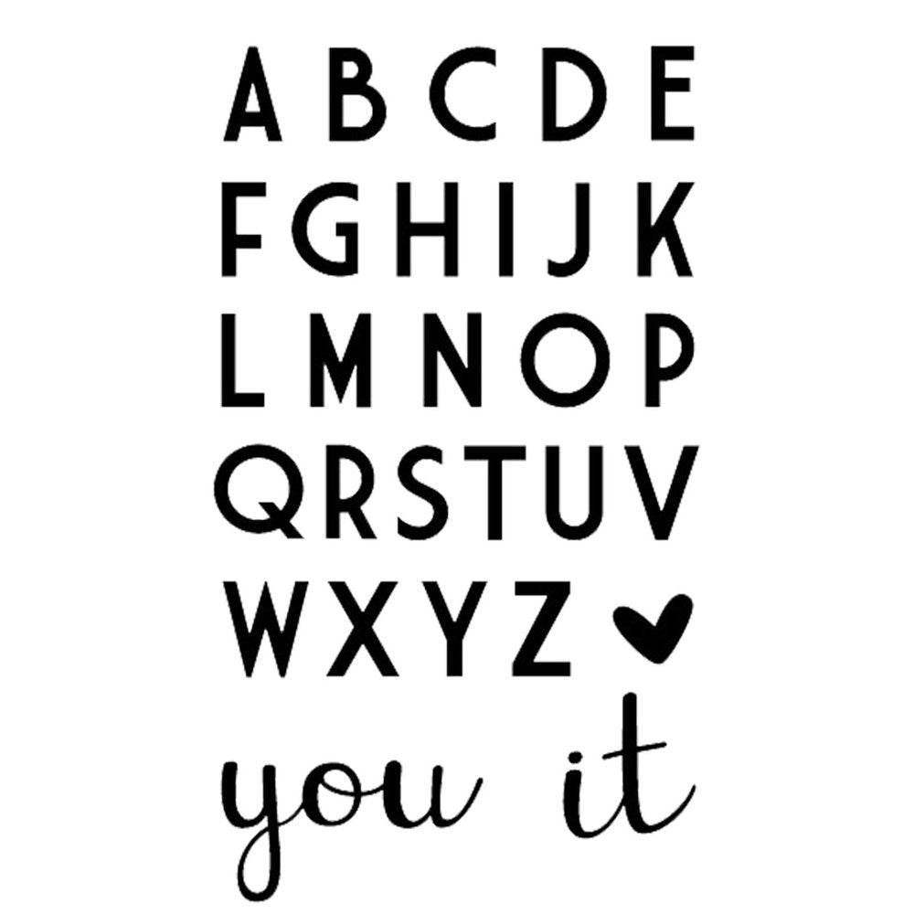 Vaessen Creative Love It Snijmal 2cm Alfabet - 24Papershop