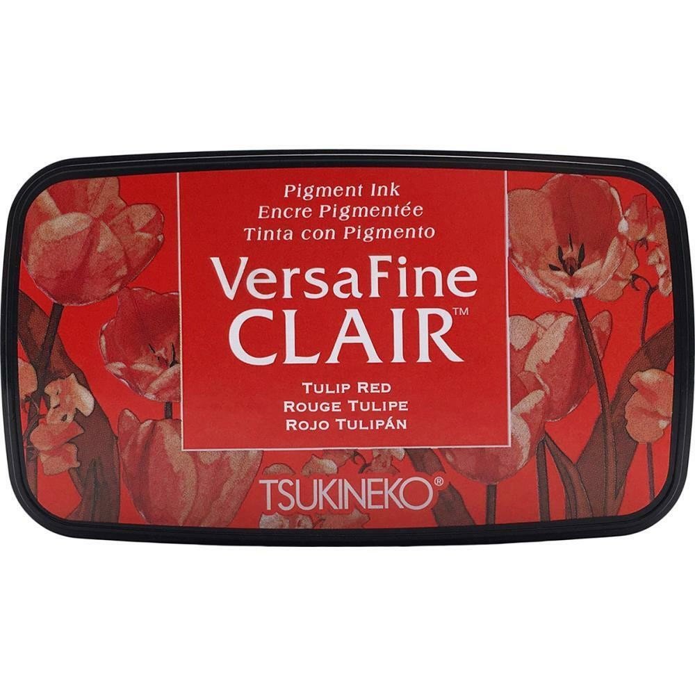 VersaFine Clair Ink Pad - Tsukineko Tulip Red - 24Papershop