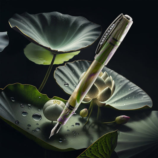 Visconti Fountain Pen Homo Sapiens CT - Lotus Garden (Limited Edition 206/888) Medium - 24Papershop