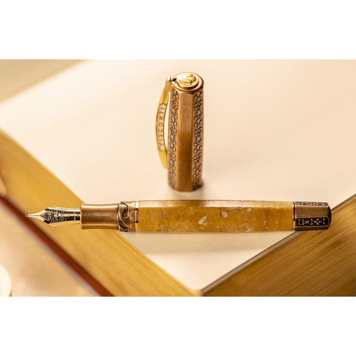 Visconti Fountain Pen Medici il Magnifico - Egyptian Marble (Limited Edition) Medium - 24Papershop