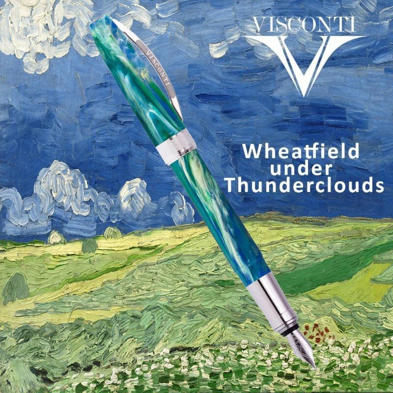 Visconti Fountain Pen Van Gogh CT - Wheatfield Under Thunderclouds - 24Papershop