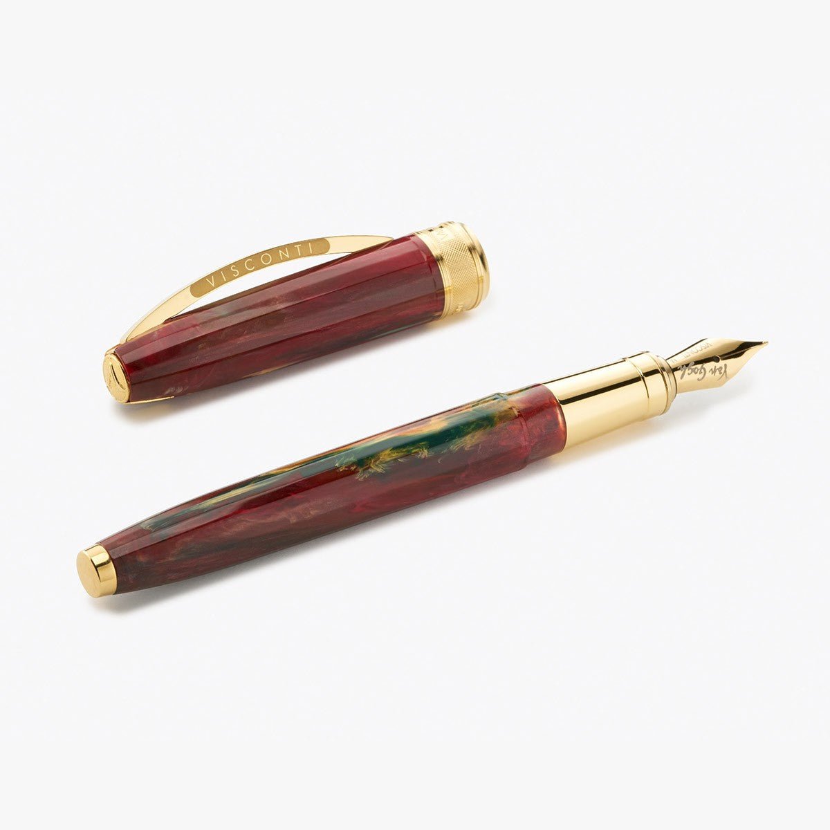 Visconti Fountain Pen Van Gogh GT Kit - Flowering Plum Orchard - 24Papershop