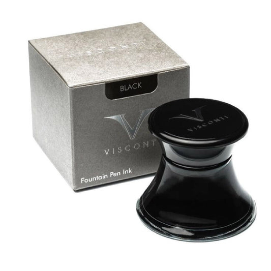 Visconti Inktpot 50ml - Black - 24Papershop