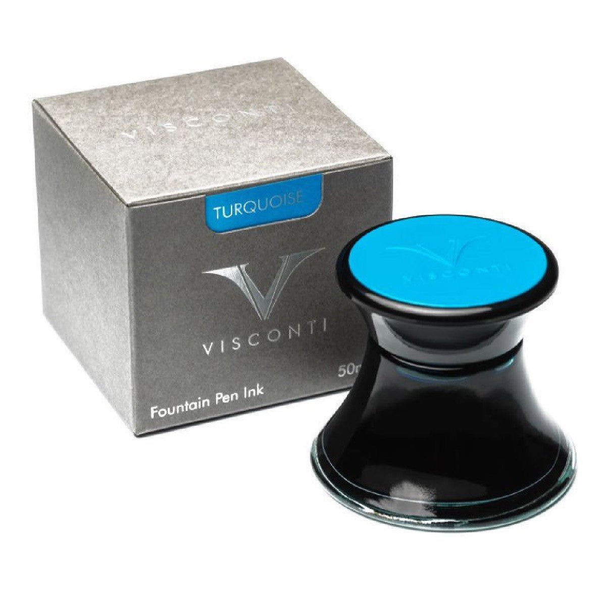 Visconti Inktpot 50ml - Turquoise - 24Papershop