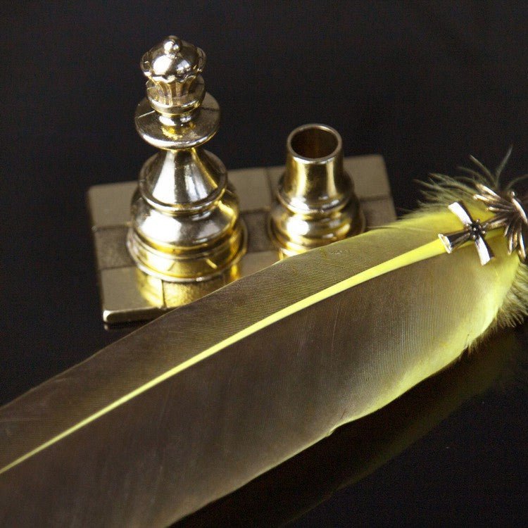 Wearingeul Feather Pen & Pen Holder Set - Your Throne Psyche - 24Papershop