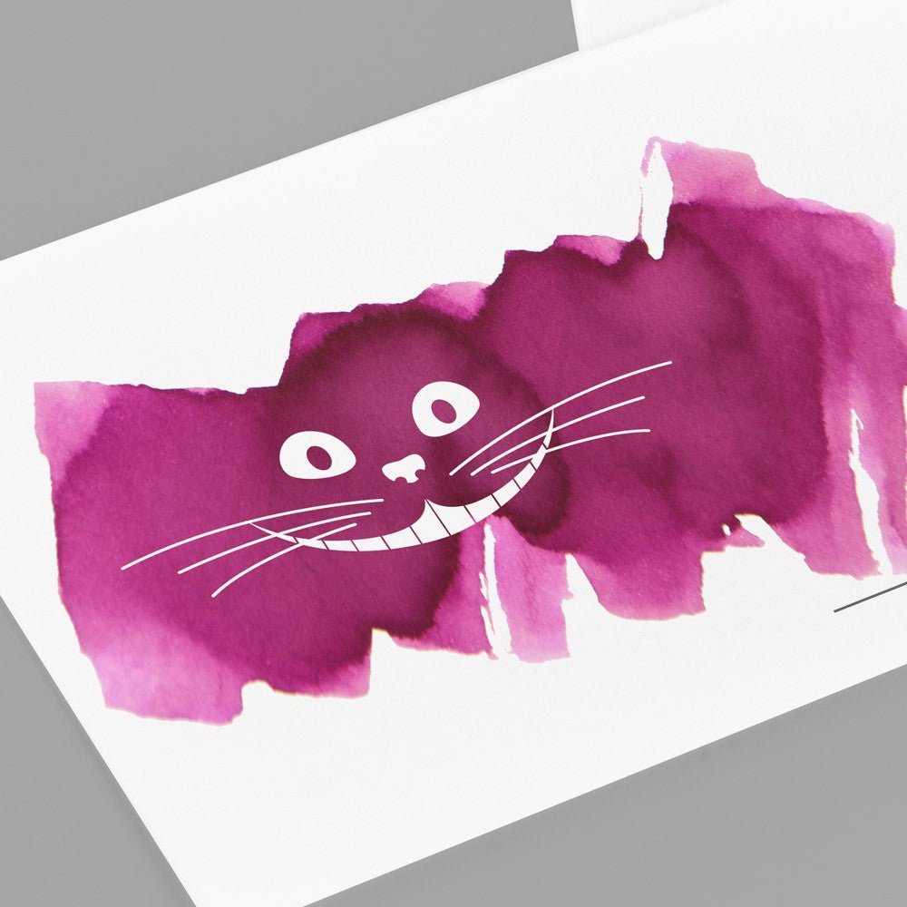 Wearingeul Ink Swatch Card - Smile Cat - 24Papershop