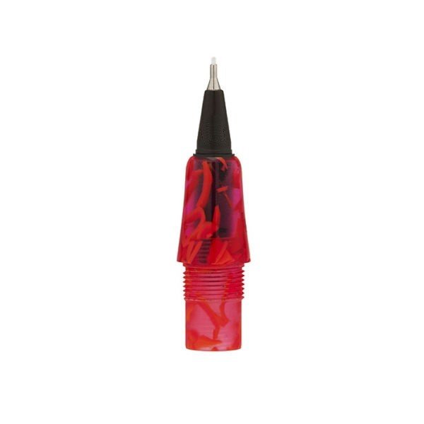 Yookers 111 Gaïa Marble Red/Black Penpunt 0.8mm - Extra Fine - 24Papershop