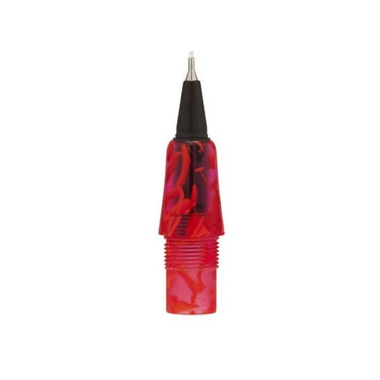 Yookers 111 Gaïa Marble Red/Black Penpunt 1.4mm - Broad - 24Papershop