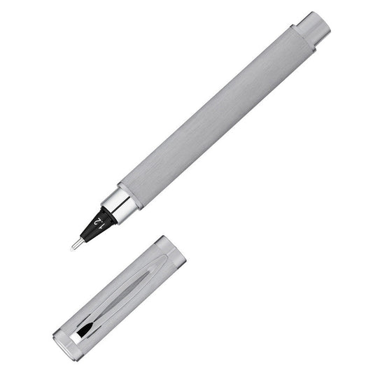 Yookers 888 Eros Aluminium Chrome Air Brushed Fiber Pen - 24Papershop