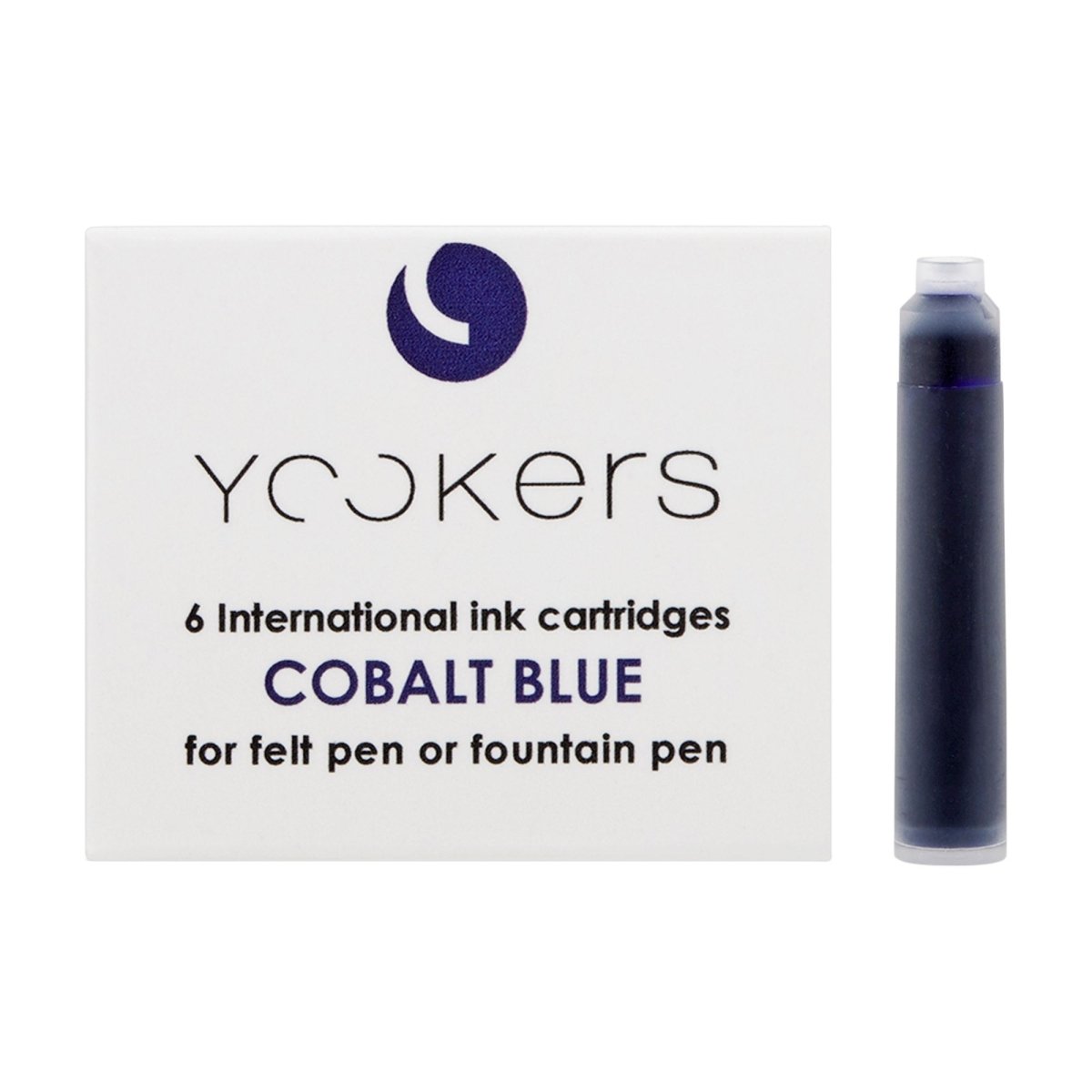 Yookers Inktcartridges Cobalt Blue - 6 stuks - 24Papershop