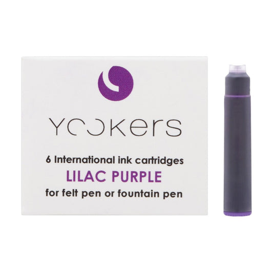 Yookers Inktcartridges Lilac Purple - 6 stuks - 24Papershop