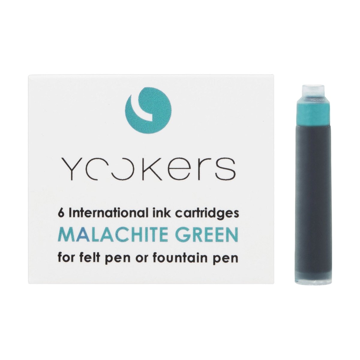 Yookers Inktcartridges Malachite Green - 6 stuks - 24Papershop