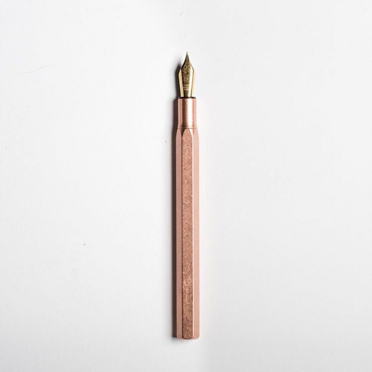 Ystudio Classic Revolve Desk Fountain Pen Copper [Fine] - 24Papershop