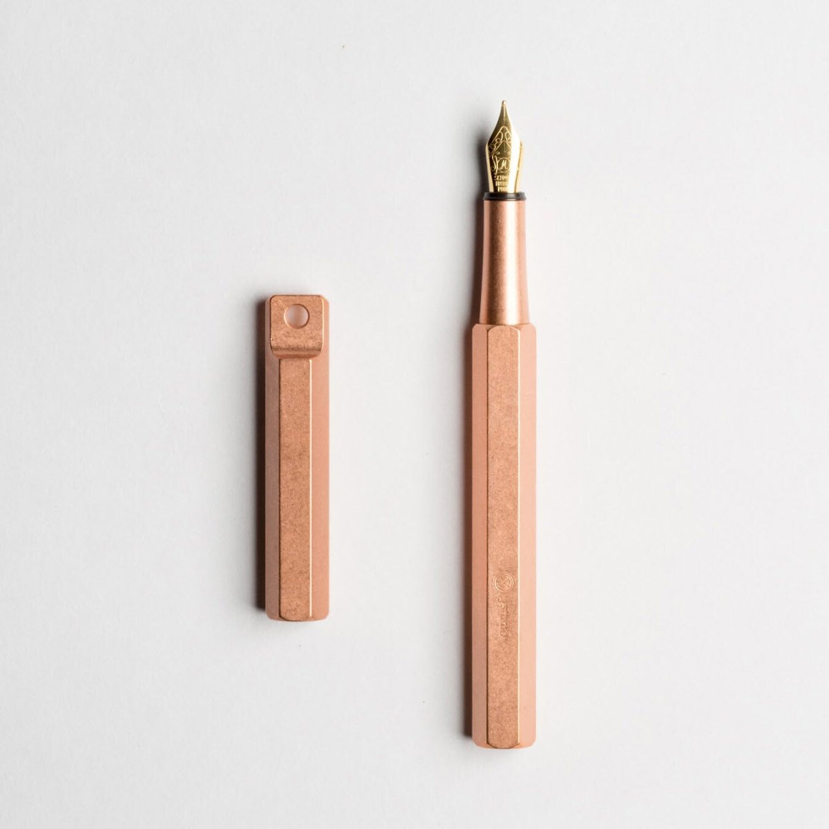 Ystudio Classic Revolve Portable Fountain Pen Copper [Medium] - 24Papershop