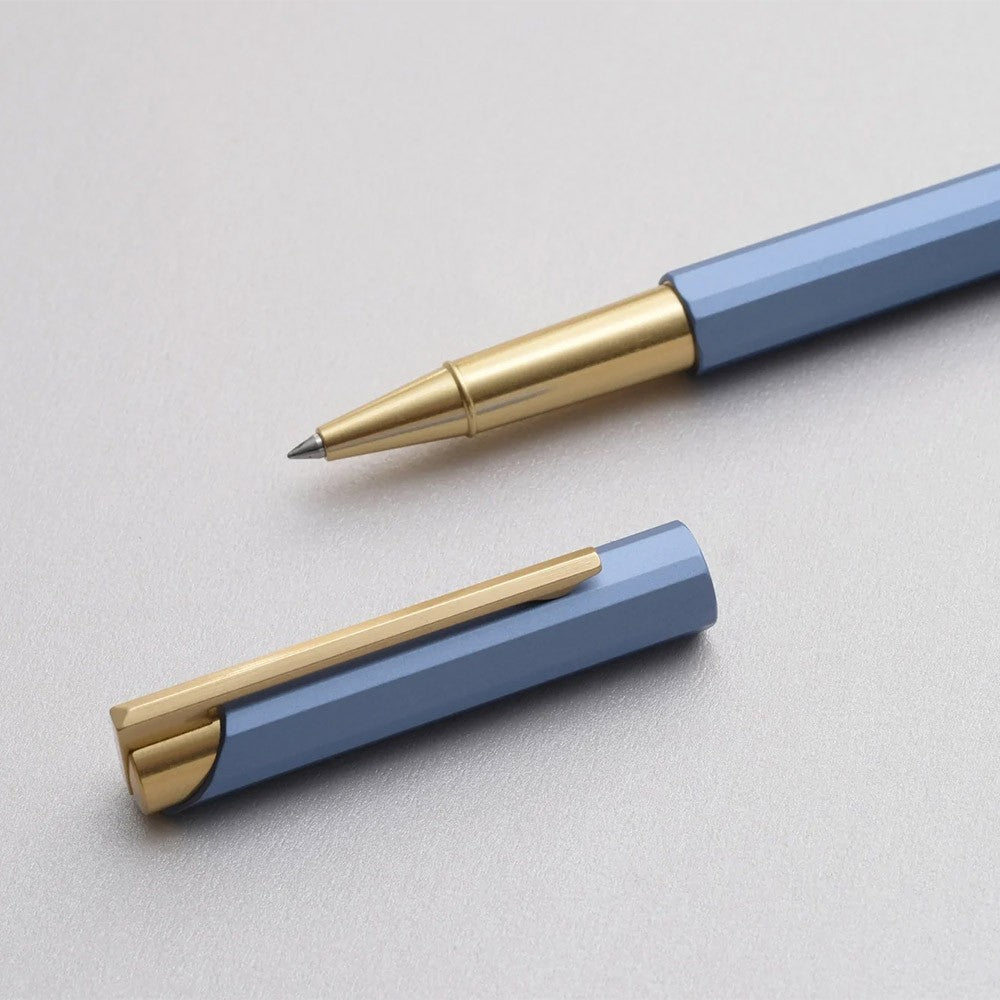 Ystudio Glamour Evolve Bihex Rollerball Pen - Blue Gin - 24Papershop